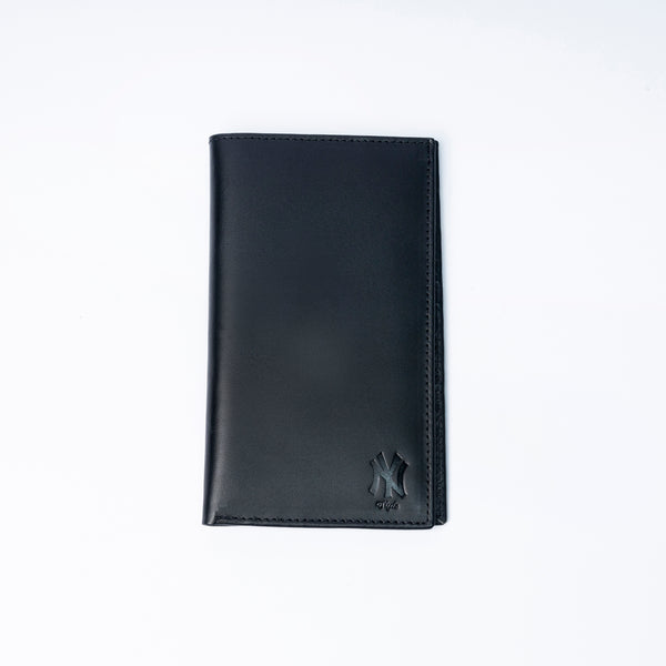 Long Black Leather Wallet