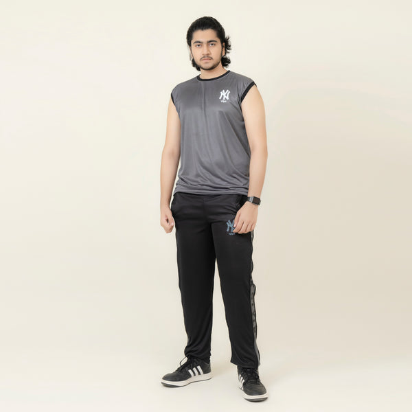 Men’s Performance Sleeveless Tee – Gun-Metal Grey