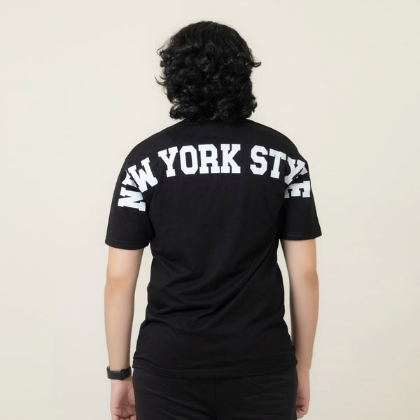 NY Contrast-Panel Tracksuit – Black/White
