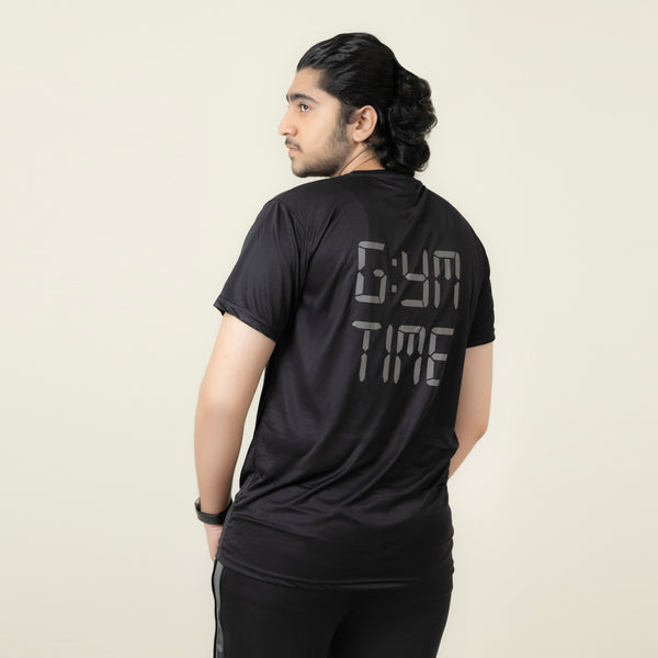 Men’s “Gym Time” Performance T-Shirt – This is NY Edition (Black)